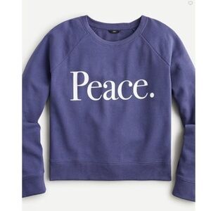 J.Crew PEACE Sweatshirt-size M